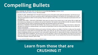 Compelling Bullets
Learn from those that are
CRUSHING IT
 