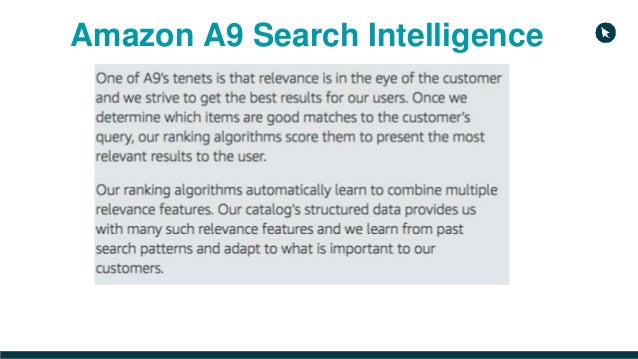 amazon s a9 organic product ranking algorithm unpacked
