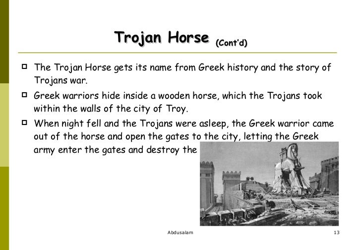 famous trojan horse virus