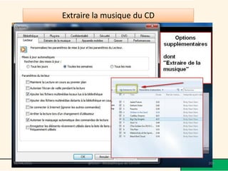Extraire la musique du CD
@telier - Médiathèque de Lorient 20802/04/2015
 