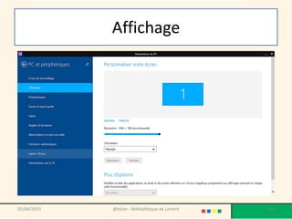 Affichage
02/04/2015 @telier - Médiathèque de Lorient 66
 