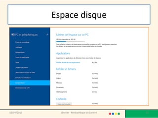 Espace disque
02/04/2015 @telier - Médiathèque de Lorient 73
 