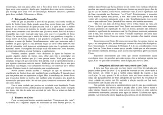 11
ressurreição, indo um passo além, pois o foco desse texto é a ressurreição. A
água serve como sepulcro. Aquilo que é sepultado deve estar morto, mas aquilo
que ressurge deve estar vivo em ressurreição. Romanos descreve a primeira
parte dessa verdade; Colossenses, a última.
1. Tão grande Evangelho
Pode ser que ao perceber o peso do seu pecado, você tenha ouvido da
morte do Senhor Jesus. Quão grandes essas boas novas foram para você! Ou,
talvez ao se conscientizar de quão pecador você é, e após ter feito o melhor
possível para livrar-se do domínio do pecado, sem obter qualquer resultado –
talvez nesse momento você descobriu que já estava morto. Isso foi de fato o
evangelho para você. Louvado seja Deus, pois esse é o evangelho de Jesus
Cristo. Da mesma forma que a morte do Senhor é um grandioso evangelho, a
nossa morte em Cristo, também é um grandioso evangelho. É uma alegria
conhecer a morte do Senhor. Semelhantemente, saber que morremos nele é
também um gozo. Qual é a sua primeira reação ao ouvir sobre morte? Como
José de Arimatéia, você pensa em sepultamento, pois esta é a primeira reação
humana à morte. O evangelho declara que você está morto em Cristo. Portanto,
a primeira providência a tomar é preparar o sepultamento.
Portanto, amados, quando vocês descerem às águas do batismo ou
quando alguém, depois de muitos anos, olhar para trás e contemplar seu
batismo, deve-se lembrar que já é uma pessoa morta. Você pede para ser
sepultado porque crê que está morto. Sem dúvida, você se oporia firmemente a
que alguém o enterrasse antes de morrer. Ainda que não tivesse forças nem para
pronunciar sua objeção, você certamente resistiria a ser enterrado até o último
suspiro. Portanto, morte é o pré-requisito para o sepultamento.
Novos crentes devem receber a instrução de que no momento da
crucificação do Senhor Jesus eles também foram crucificados. É baseado nisso
que eles pedem para ser sepultados na água. Mas, à semelhança do Senhor Jesus
que ressuscitou dentre os mortos, eles também serão levantados pelo poder da
ressurreição que opera neles. Ao sair das águas, tornam-se ressurretos; não mais
são como dantes.
Essa é uma verdade que precisa ser revisitada com freqüência. Tendo
crido que estavam mortos, pediram para ser sepultados. Agora, tendo emergido
das águas, eles hão de andar em novidade de vida. Eles se acham do lado da
ressurreição.
2. Estamos em Cristo
Certa vez um jornal trazia a seguinte manchete: “Uma pessoa, três vidas”.
A história era a seguinte: depois do assassinato de uma mulher grávida, os
12
médicos descobriram que havia gêmeos no seu ventre. Isso explica o título tão
peculiar para aquela reportagem. Permita-me chamar sua atenção para o fato de
que no caso do Senhor, é uma Pessoa e inúmeras vidas. É esse o significado real
da frase encontrada nas Escrituras: “em Cristo”. Exteriormente, o assassino
havia matado apenas uma pessoa, a mãe. Mas como havia gêmeos nos seu
ventre, eles morreram juntamente com a mãe. Semelhantemente, isso ocorre
com os que estão em Cristo. Quando Cristo morreu, nós também morremos.
“Mas vós sois dele, em Cristo Jesus” (I Co 1:30a). Somos de Deus, em
Cristo, e o fato é que estamos em Cristo. Tendo um morrido, todos morremos.
Éramos ignorantes do significado de estar em Cristo, portanto não podíamos
entender o significado de morrermos com Ele. Os gêmeos morreram juntamente
com a mãe, pois estavam no seu ventre. Verdades espirituais são ainda mais
reais do que fatos físicos. Deus nos uniu a Cristo, portanto a Sua morte é a nossa
morte.
Já morremos com Cristo. Devemos crer nesse fato. Ao sermos imersos na
água, e ao emergirmos dela, declaramos que estamos do outro lado do sepulcro.
Isso é ressurreição. A ordenança de Romanos 6 é de nos considerarmos vivos
para Deus em Cristo Jesus e mortos para o pecado. Ainda que em nós mesmos,
não sintamos nenhuma diferença, ainda assim esta experiência gloriosa está em
Cristo.
Esperamos sinceramente que todos que creram recentemente sejam
exercitados nisso. Ao perceber que estão mortos, eles se deixaram sepultar nas
águas. E ao ver que estão ressurretos, saem da água para servir a Deus.
Uma palavra adicional sobre nossa morte com Cristo
A forma que Deus usou para nos fazer morrer com Cristo foi explicada pelo
próprio Senhor quando Ele disse: “E eu, quando for levantado da terra, atrairei todos a
mim mesmo”. (Jo 12:32). O que o Senhor estava falando diz respeito à Sua
crucificação. Ou seja, quando Ele foi crucificado todos nós fomos atraídos em Seu
corpo, para que pudéssemos ser feitos participantes de Sua morte. Na ressurreição de
Jesus, estando nós mortos com Ele mediante a atração exercida em Sua morte,
ressuscitamos com Ele para uma nova vida.
Esta, portanto, precisa ser a experiência interior pela fé, para que exteriormente
experimentemos uma vida vitoriosa sobre o pecado, sobre a carne, sobre o mundo e
sobre Satanás. Quando este fato se torna real em nosso interior aí então podemos
exteriormente testemunhar, passando pelas águas do batismo. O batismo nas águas,
portanto, é um testemunho exterior daquilo que já aconteceu em nós interiormente.
 