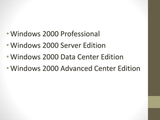 Adfluential Windows Windows operating system | PPTX