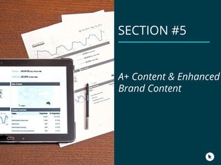 SECTION #5
A+ Content & Enhanced
Brand Content
 