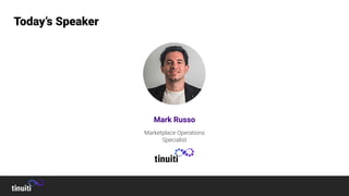 Today’s Speaker
Mark Russo
Marketplace Operations
Specialist
 