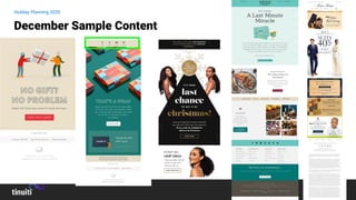 Holiday Planning 2020
December Sample Content
 