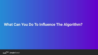 How Advertising & Sales Play Into the Amazon A9 Algorithm | PDF