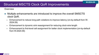 Fusion Compiler Incremental Clock Tree Synthesis Update W-2024.09_FC ...