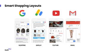 Smart Shopping Layouts
SHOPPING DISPLAY YOUTUBE GMAIL
 