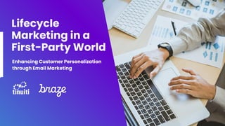 Lifecycle
Marketing in a
First-Party World
Enhancing Customer Personalization
through Email Marketing
 