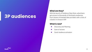 Uplevel your Amazon DSP Strategy with New Placements & Features | PDF