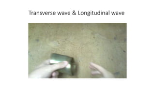 Transverse wave & Longitudinal wave
 
