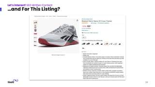 24
Let’s interact! SEO Written Content
…and For This Listing?
 