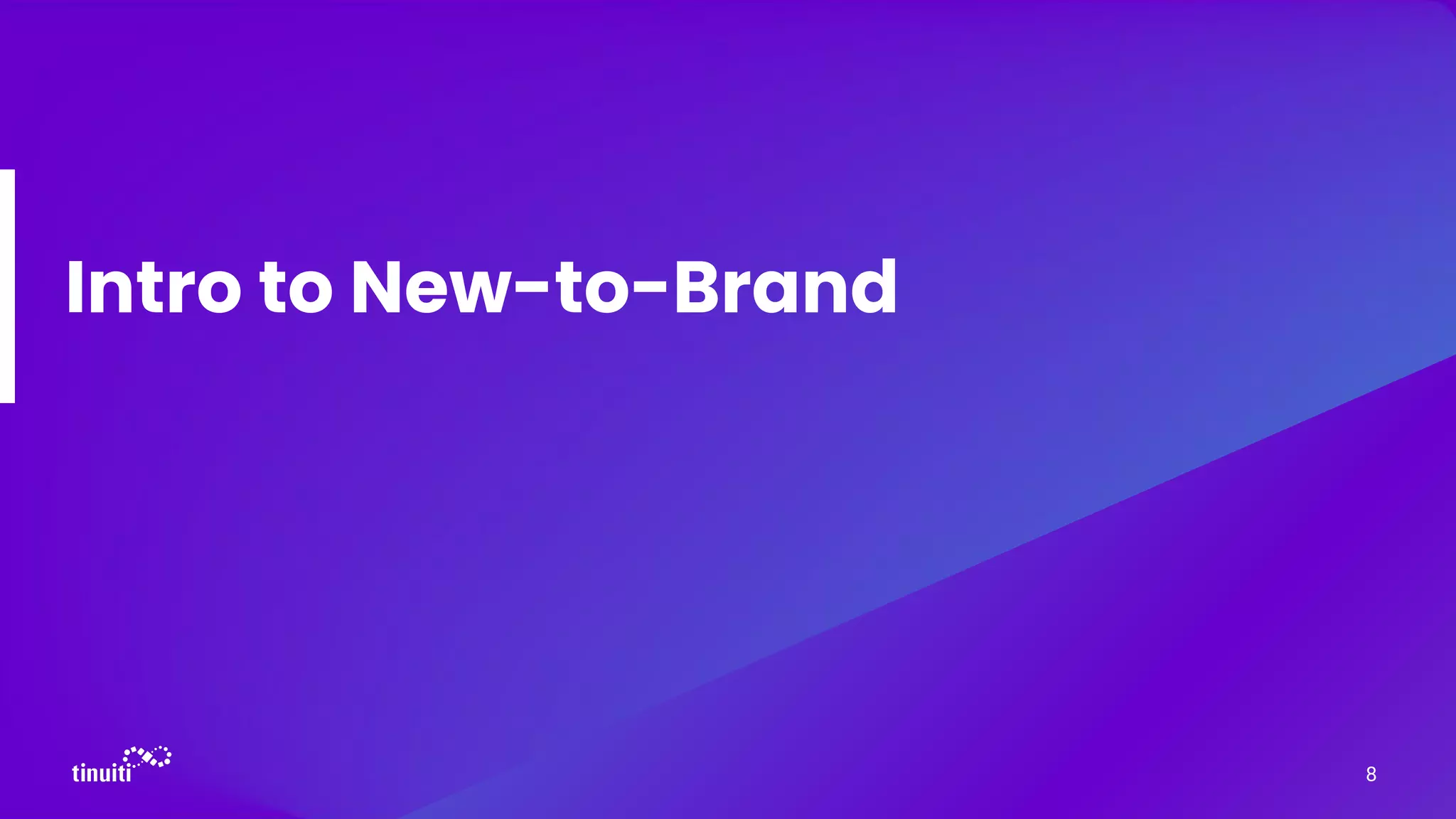 Intro to New-to-Brand
8
 