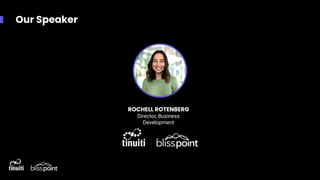 Our Speaker
ROCHELL ROTENBERG
Director, Business
Development
 