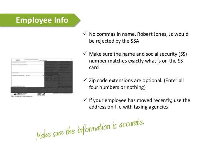 Understanding The W 2 Form For Small Businesses