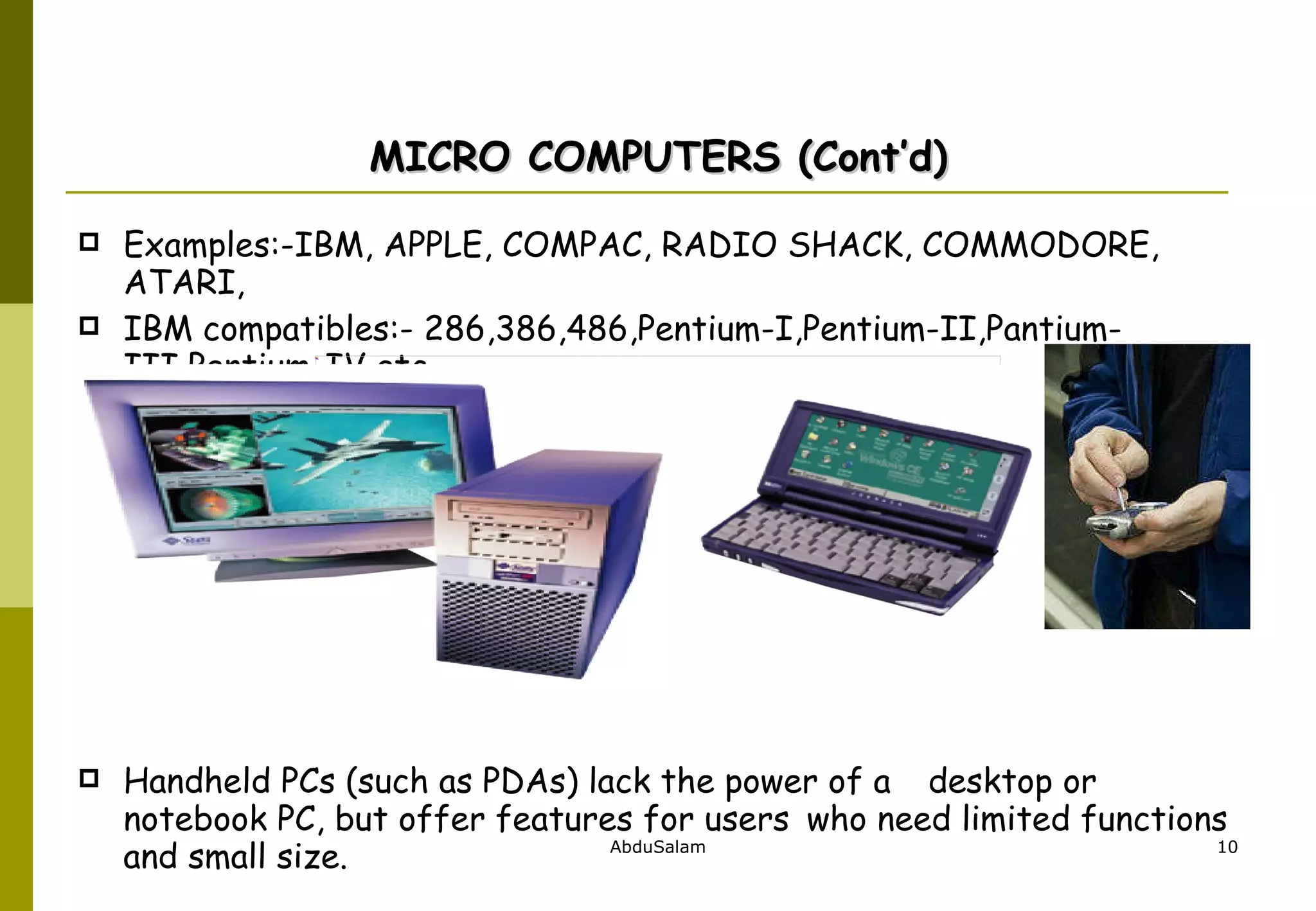 W 2 types of computer | PPT