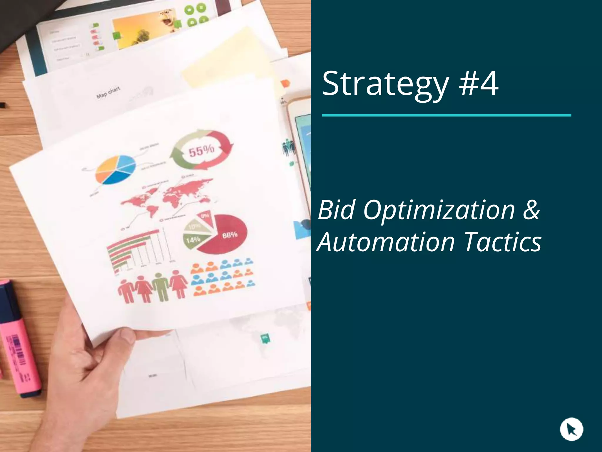 Strategy #4
Bid Optimization &
Automation Tactics
 