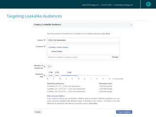 Targeting Lookalike Audiences
www.CPCStrategy.com | 619.677.2453 | contact@cpcstrategy.com
 