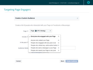 Targeting Page Engagers
www.CPCStrategy.com | 619.677.2453 | contact@cpcstrategy.com
 