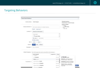 Targeting Behaviors
www.CPCStrategy.com | 619.677.2453 | contact@cpcstrategy.com
 