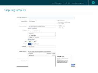 Targeting Interests
www.CPCStrategy.com | 619.677.2453 | contact@cpcstrategy.com
 