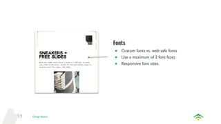 39
Fonts
●
●
●
 