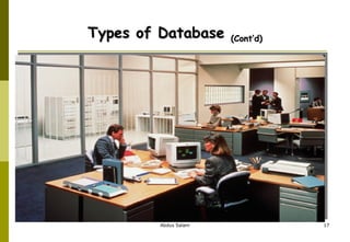 Types of Database  (Cont’d) 