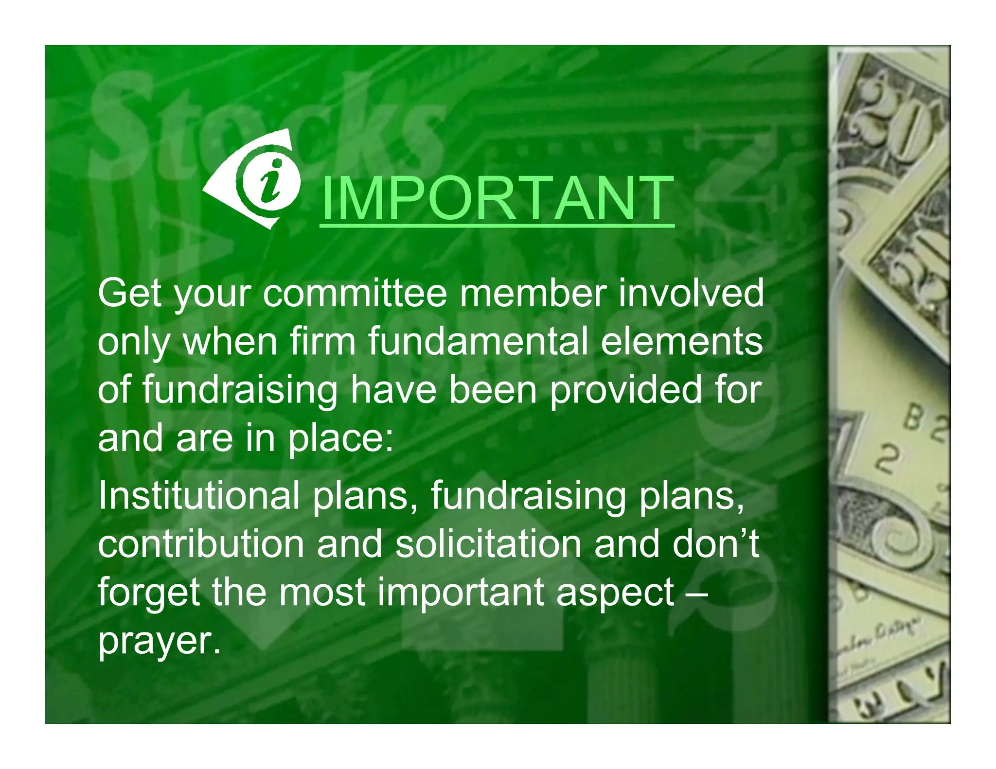 W E B Committee Training Part 4