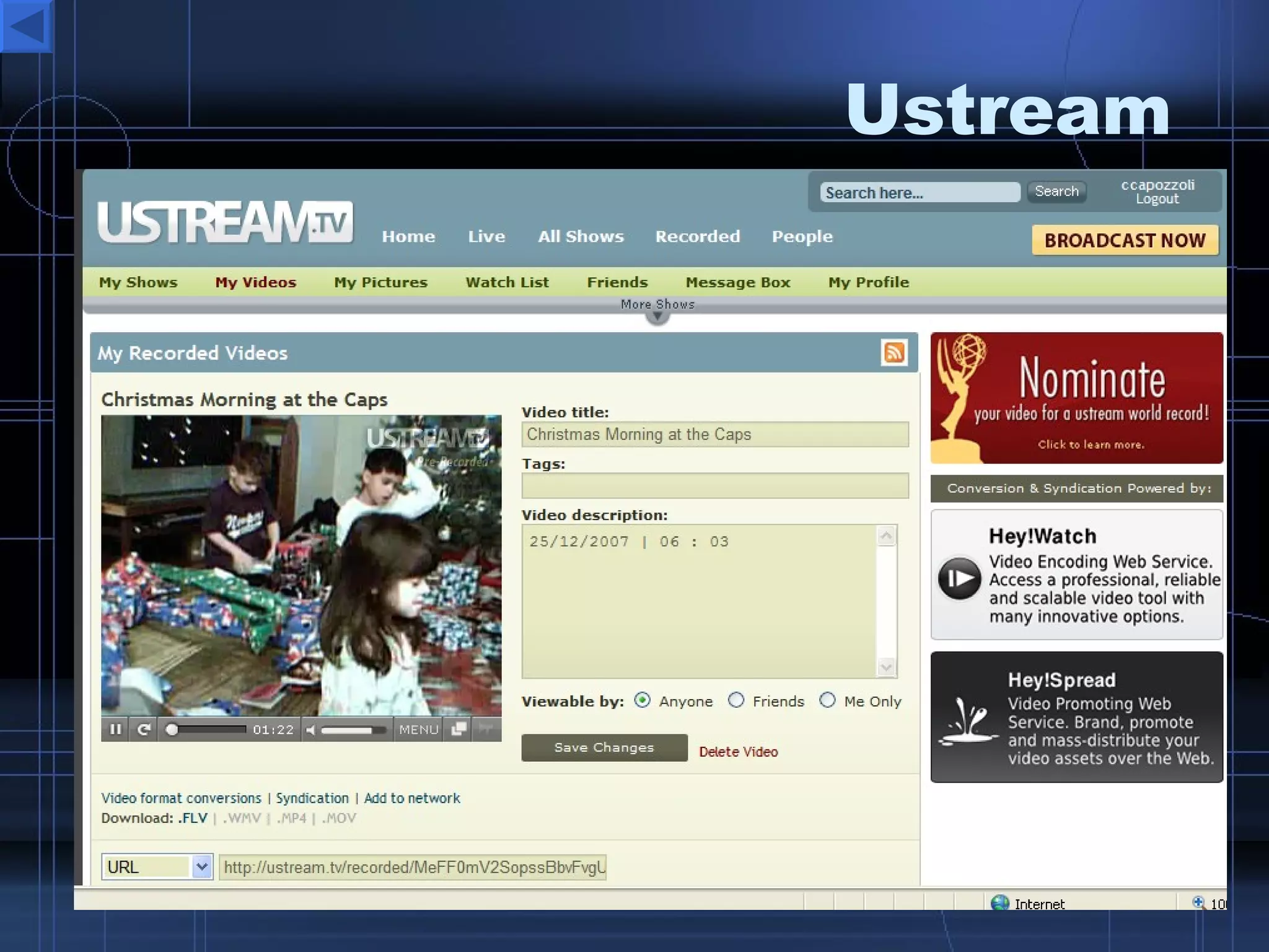 Ustream 