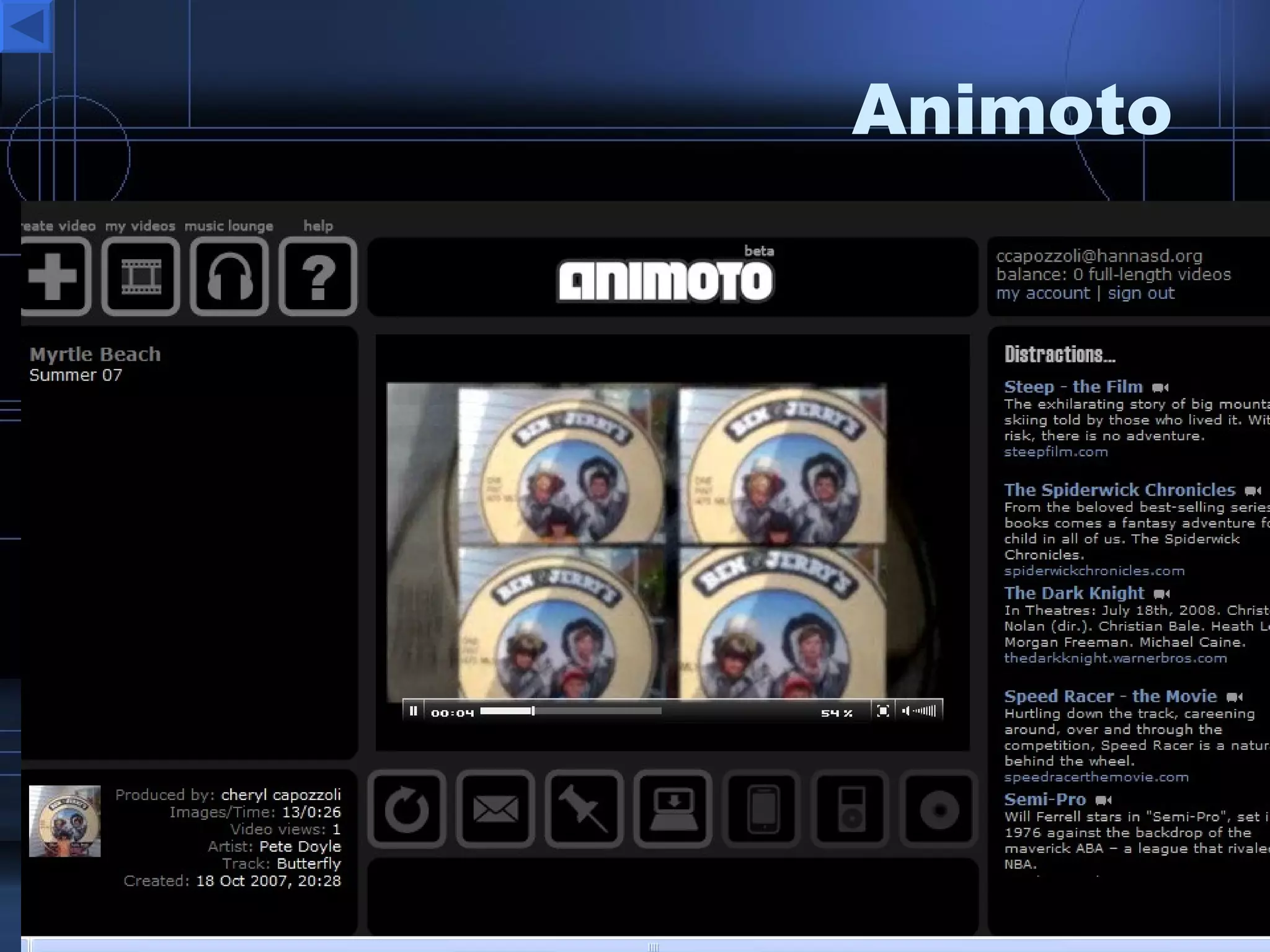 Animoto 