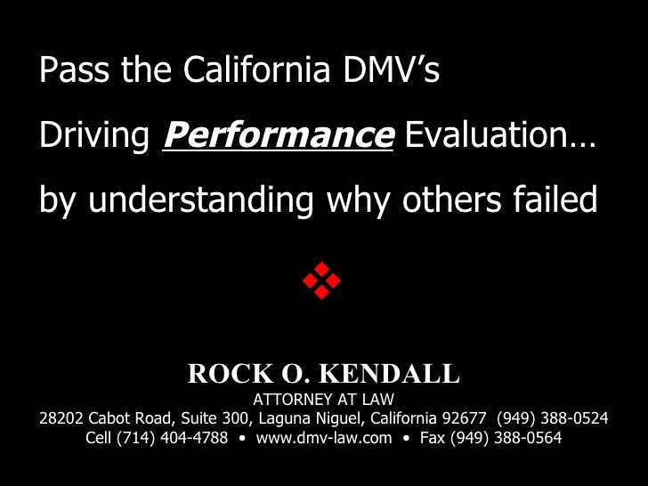 pass the california dmvs driver performance evaluation 4 20 09 driving performance evaluation score sheet