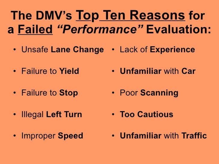 pass the california dmvs driver performance evaluation 4 20 09 driving performance evaluation score sheet