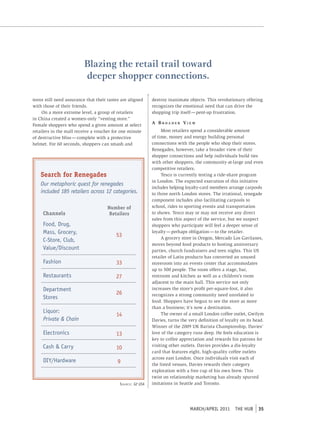 Blazing the retail trail toward
                          deeper shopper connections.

teens still need assurance that the...