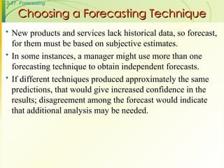 Forecasting is the process of predicting future outcomes by analyzing ...