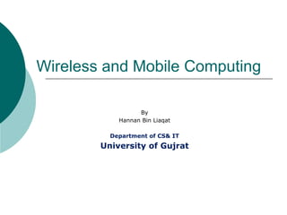 Wireless and mobile computing in Computer science.pptx