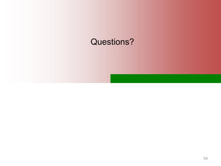 54
Questions?
 