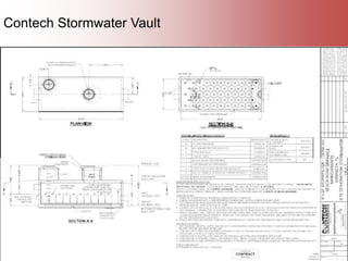 9
Contech Stormwater Vault
 