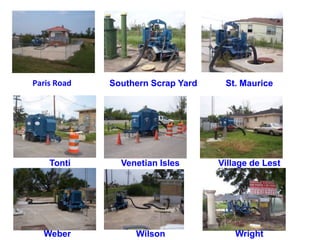 Paris Road Southern Scrap Yard St. Maurice
Tonti Venetian Isles Village de Lest
Weber Wilson Wright
 