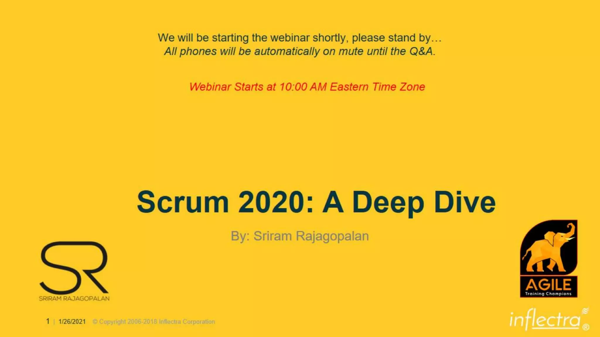 Scrum 2020 Deeper Dive