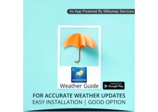 For accurate weather updates easy installation.