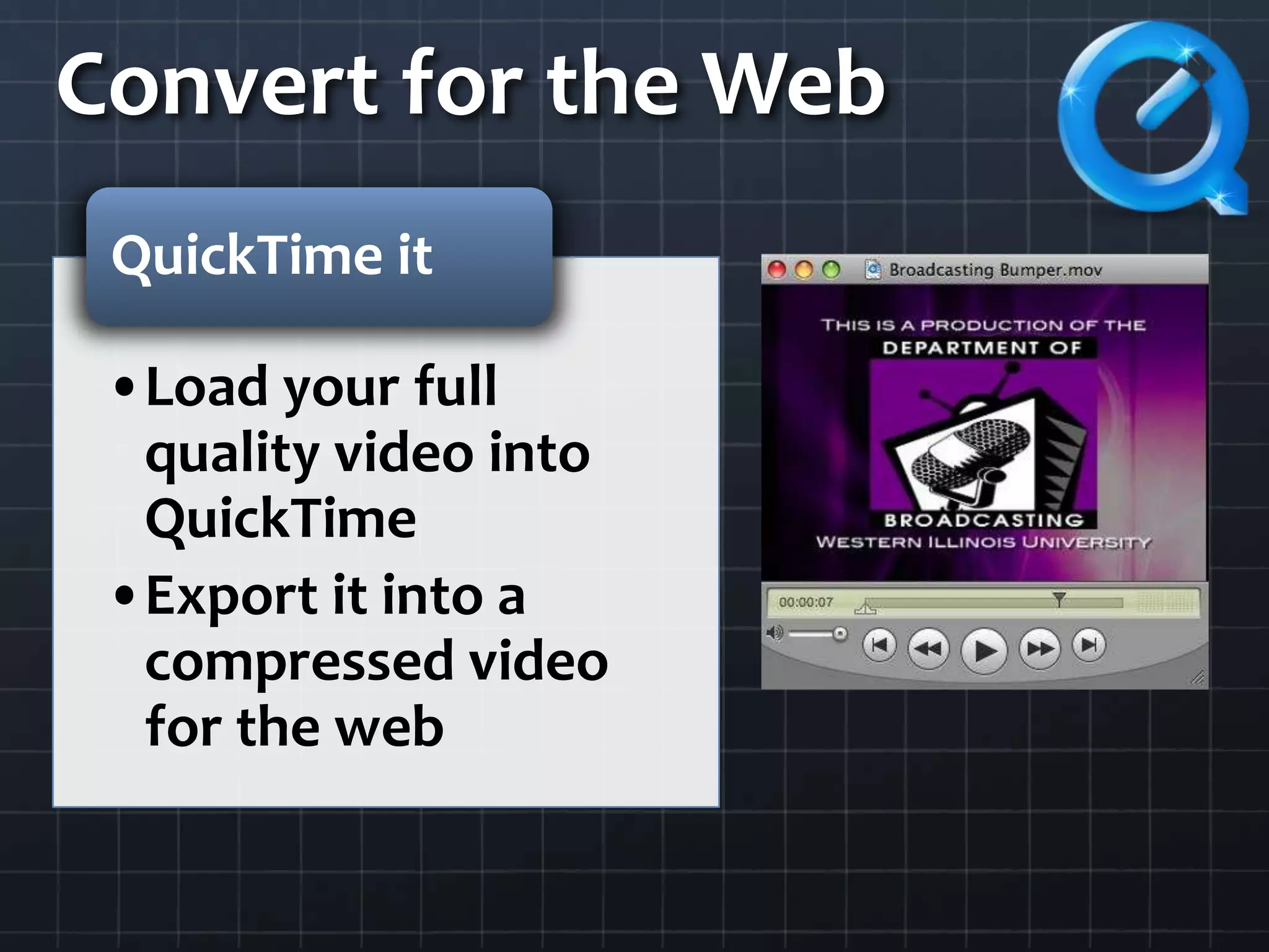 Convert for the Web