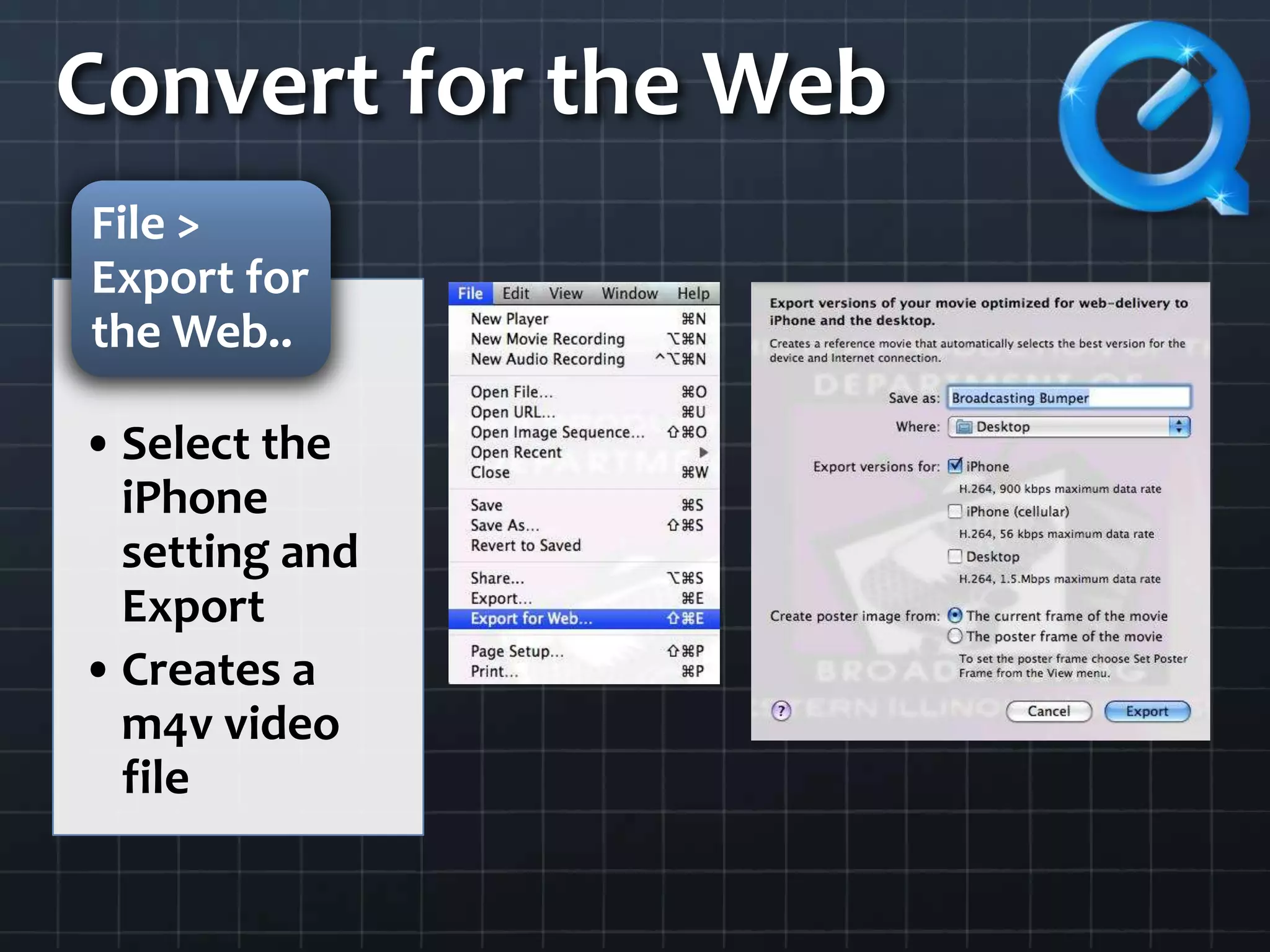 Convert for the Web