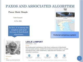 Paxos concepts and examples for ug students of their 6th semester | PPTX