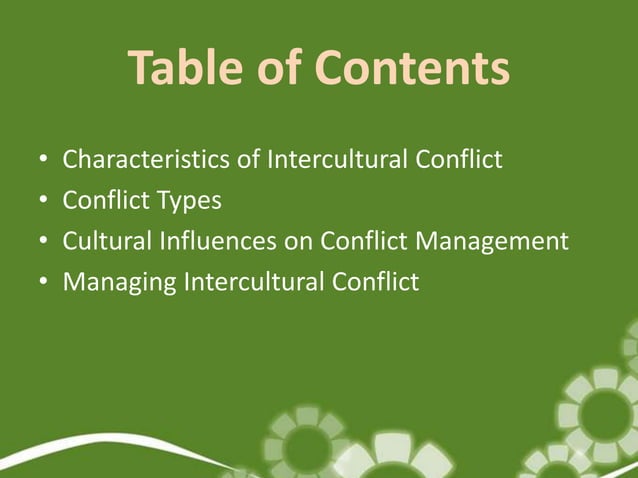 Week 10_Culture, Communication and Conflict Presentation | PPTX
