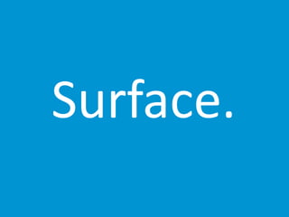 Surface.
 