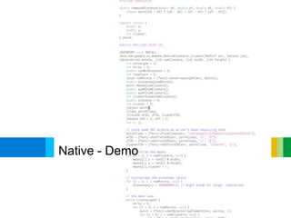 Native - Demo
 