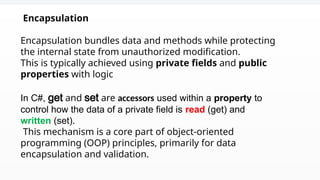 c# ecapsulation nice lecture wih practical.pptx