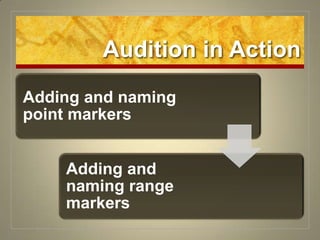 Audition in Action